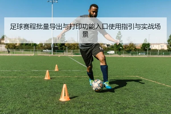 足球赛程批量导出与打印功能入口使用指引与实战场景